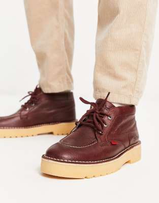 Mens red kicker on sale boots