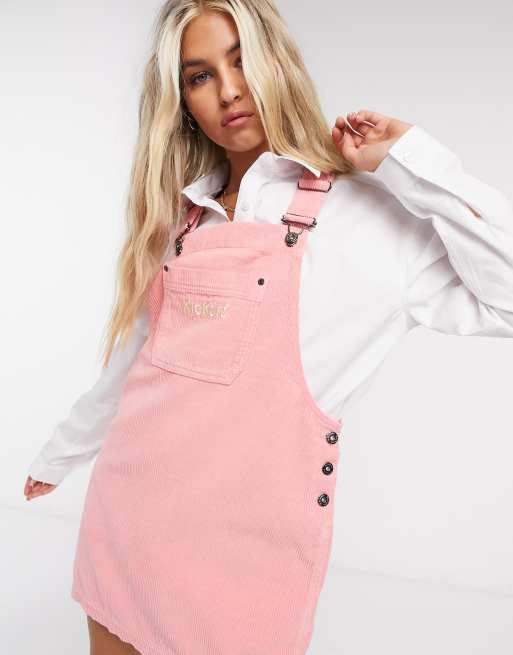 Women Pink Dungaree Dress - Pinkshop