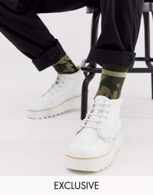 kickers blanche femme
