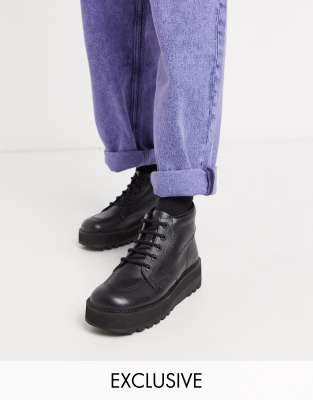 kickers platform boots