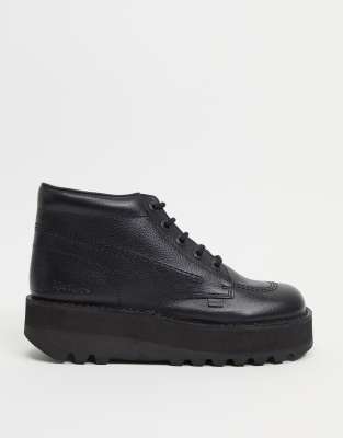 kickers platform black