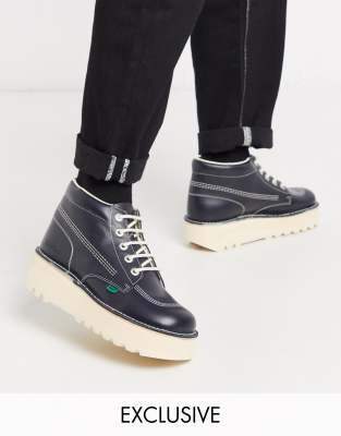 kickers platform boots