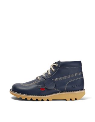 Kickers Hi vegan ankle boots in blue