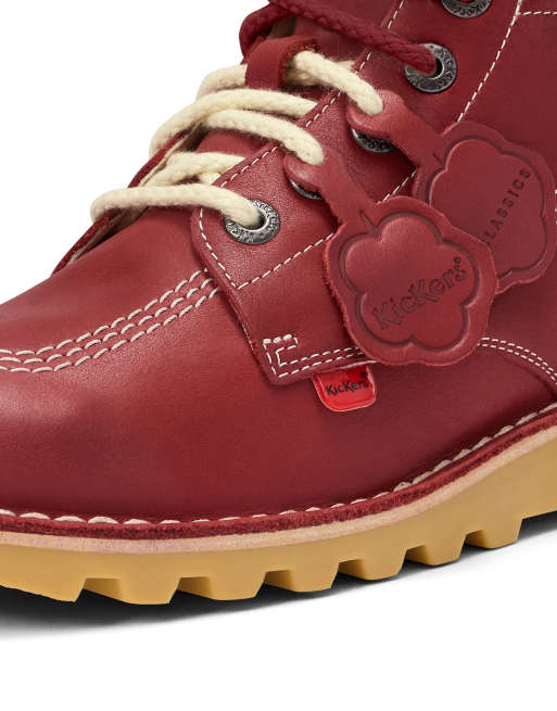 Kickers Kick hi 75 in red, 3 of 4