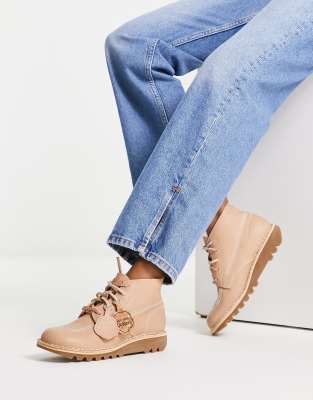 Bottines Kickers Enfant Hi Ankle - Fermeture Zip Facile à Enfiler Bottes Ankle Boot Kids