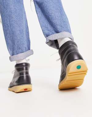Kickers Kick hi boots in navy