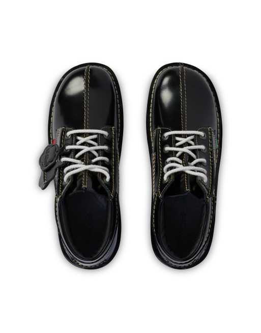 Kickers Kick hi central seam in black, 2 of 4