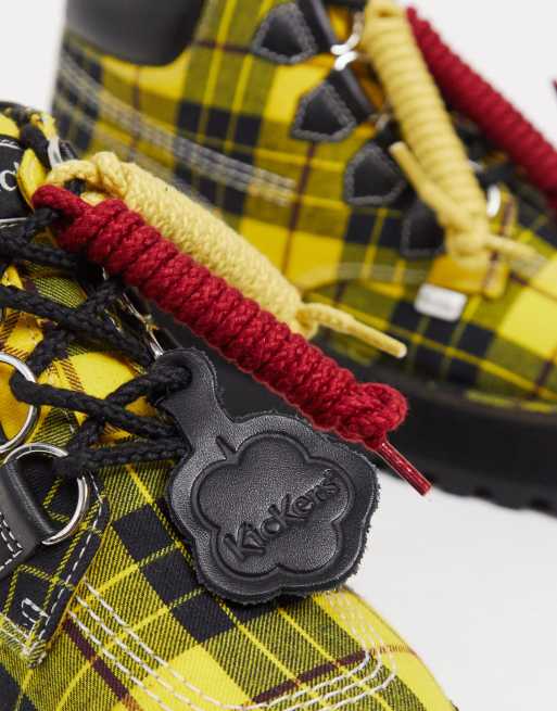 Yellow on sale tartan boots