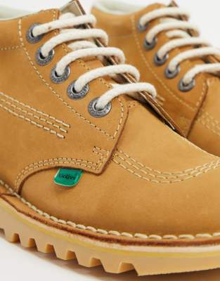 tan flat ankle boots