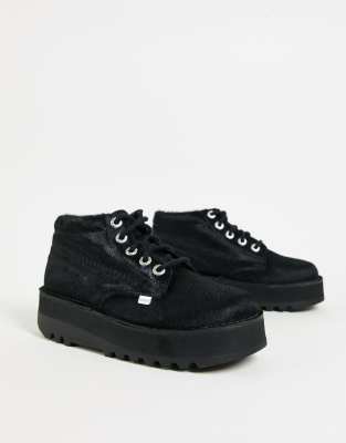 kickers platform black