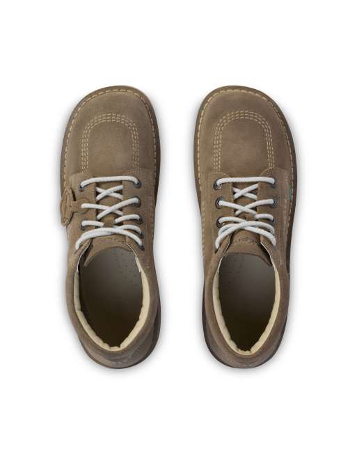 Kickers Kick hi suede in grey, 3 of 4