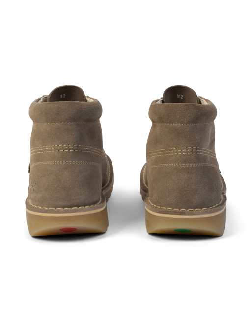 Kickers Kick hi suede in grey, 4 of 4