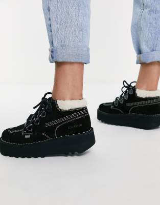 black suede kickers