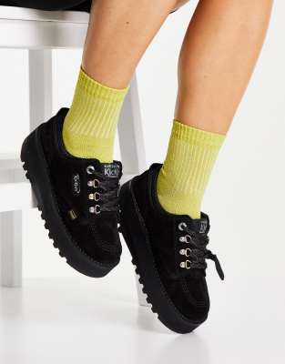 Kickers Lo Chunky Shoes In Black | ModeSens