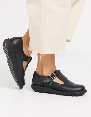 kickers t bar shoes womens