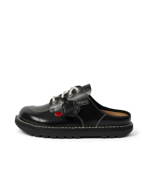 Kickers Kick mule in black - view 1