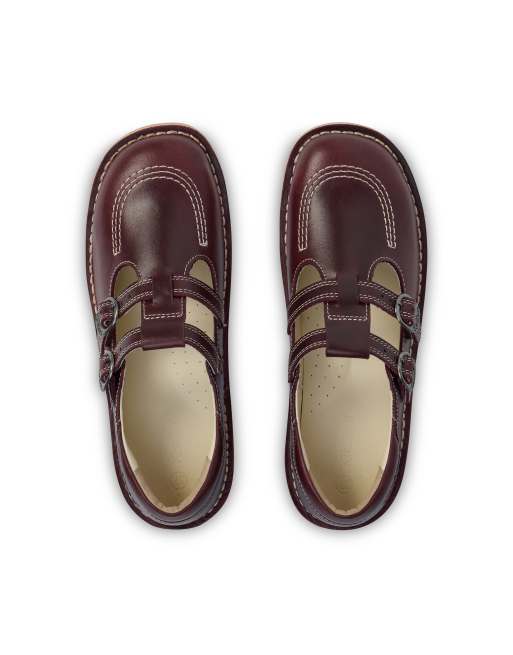 Kickers Kick t double in dark red, 3 of 4