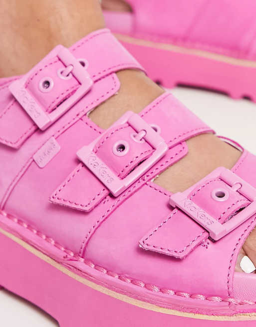 Pink on sale platform kickers