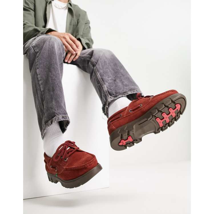 Kickers lennon boat shoes in brown exclusive to ASOS