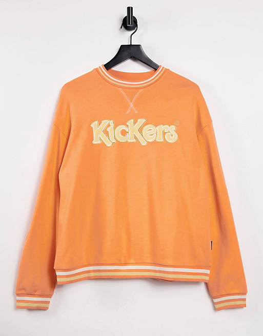 Kickers – Luźna bluza z wyhaftowanym logo