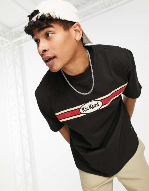 Kickers motive t-shirt in black | ASOS