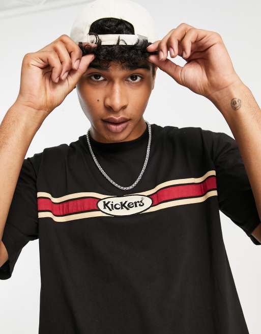 Kickers motive t-shirt in black | ASOS