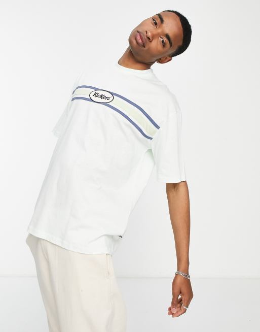 Kickers motive t-shirt in light blue