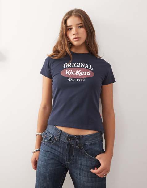 Kickers original kickers baby tee in deep navy - view 1