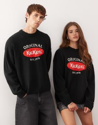 Kickers - Pullover in Schwarz mit „Original"-Grafik