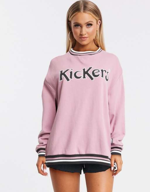 Pink kickers sweatshirt new arrivals