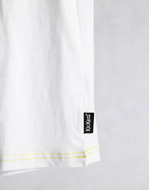  Kickers relaxed t-shirt with pastel embroidery logo 
