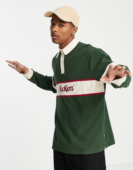 Kickers rugby shirt in green
