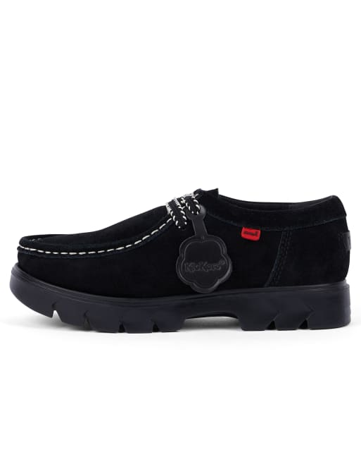 KabalegafoundationShops Kickers Shoe lennon wall suede shoe in black te702 630 Boots Noir