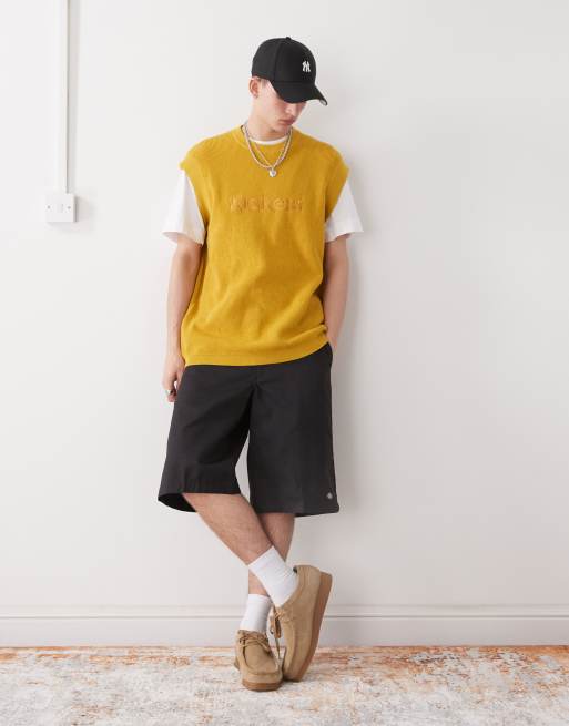 Kickers - Smanicato in maglia giallo ocra, 2 di 4