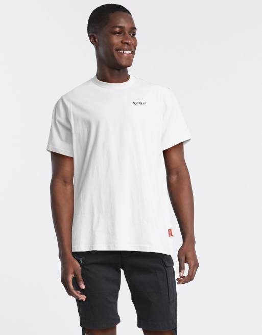 Kickers t-shirt with pocket and logo in white | ASOS