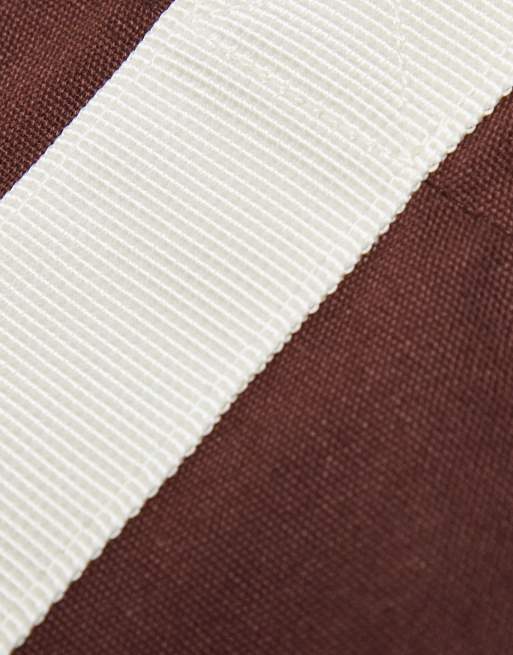 Kickers tote bag in brown with contrast straps, 4 of 4
