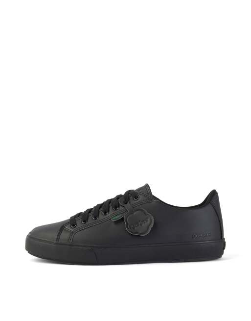  Kickers tovni vegan lace up shoes in black