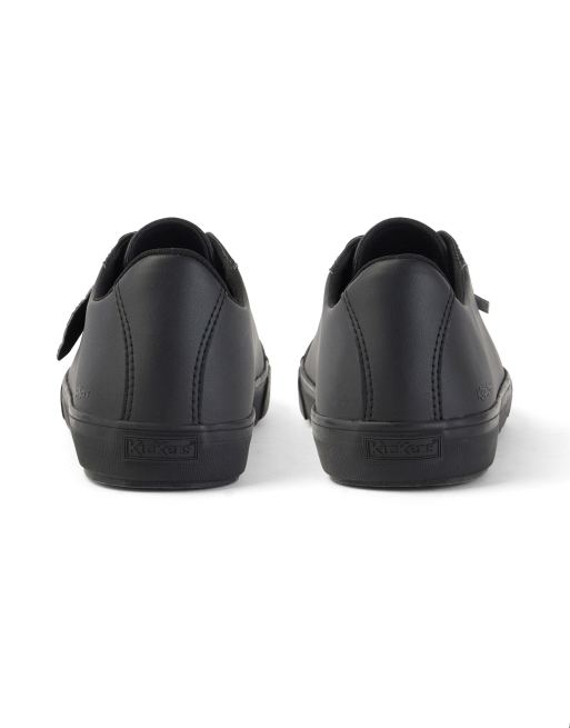 Kickers tovni vegan lace up shoes in black, 4 of 4