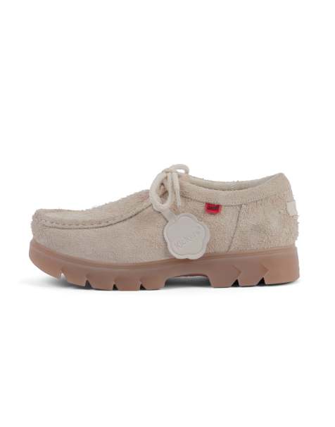 Kickers Unisex lennon wall boat shoes in off white - view 1