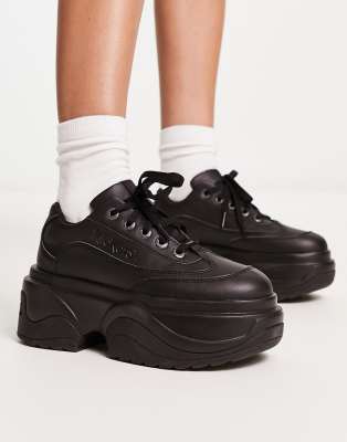 Nike black hot sale platform sneakers