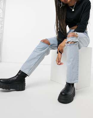 jeans with rips on the back