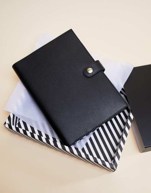 Kikki.K A5 Black Leather Notebook | ASOS