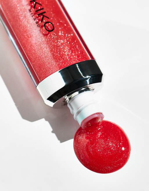 KIKO Milano – 3D Hydra – Błyszczyk do ust – 12 Pearly Amaryllis Red, 3 z 4