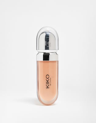 KIKO Milano - 3D Hydra Lipgloss - 02 Natural Beige-Transparent