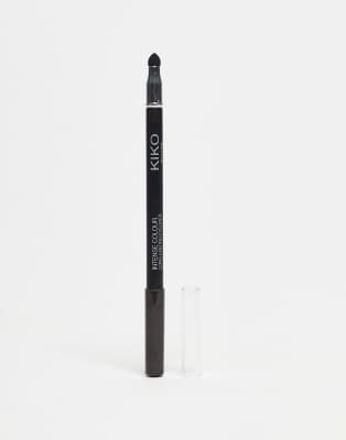 KIKO Milano - Intense Colour - Lang haltender Eyeliner - 06 Mat Ebony-Brown