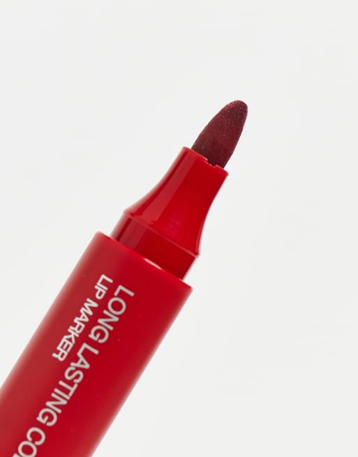 KIKO Milano – Long Lasting Colour Lip Marker – Lang anhaltender Lippenstift – 105 True Red, 2 von 4