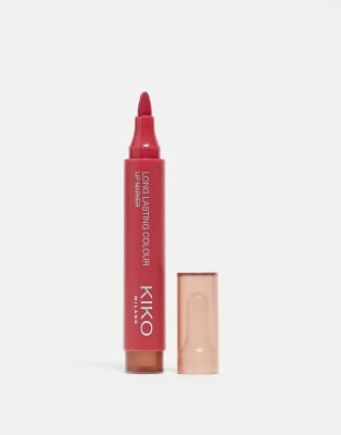 KIKO Milano - Long Lasting Colour Lip Marker - Lang haltender Lippenstift - 104 Deep Pink-Rosa