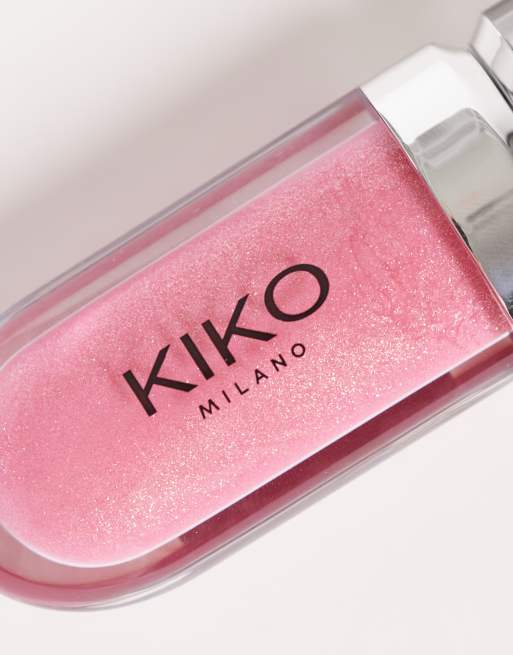 KIKO Milano Mini 3D Hydra Lucidalabbra rosa ibisco scintillante, 4 di 4