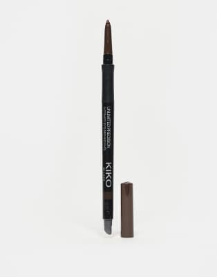KIKO Milano – Unlimited Precision Automatic Eyeliner And Kohl – Automatischer Eyeliner und Kajal – 12 Wood - view 1