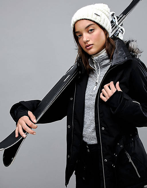 Killtec Function Belted Ski Jacket With Detachable Hood | ASOS